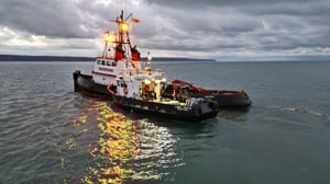Vessels Local Partner Lundy Puffin and Goliath of Bideford during pilot installation 2022 - Credit - Algapelago 2022