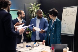 discussion around circular economy in a meeting about circular economy assessments