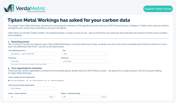 VerdaMetric Imagery Shapes_Feature - Supply Chain Engagement - Supplier Survey