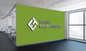 Office Logo on Green Wall